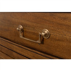 Mari French Country Brown Walnut Dresser|