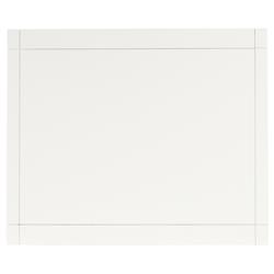 Allura Modern Classic White Wood Nightstand|