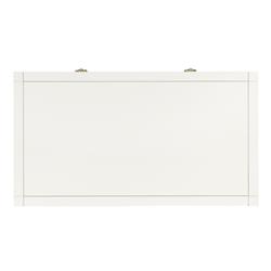 Allura Modern Classic White Wood Desk|