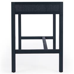Allura Modern Classic Blue Wood Desk|