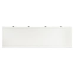 Allura Modern Classic White Wood Double Dresser|