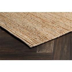 Sian Coastal Beach Natural Solid Jute Rug - 5'x8'|