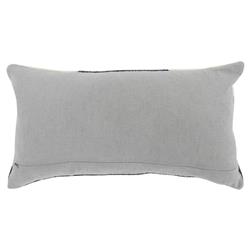 Khari Coastal Beach Blue Lumbar Pillow - 14x26|