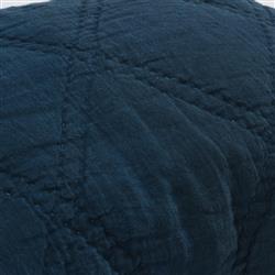 Casen Modern Classic Midnight Blue Linen Sham - Standard|