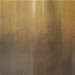 Maddux Industrial Loft Antique Brass Ombre Iron Cylinder Round Drum End Table|