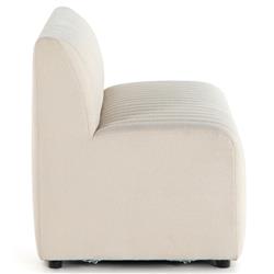 Leo Modern Classic Beige Performance Tufted Dining Bench|