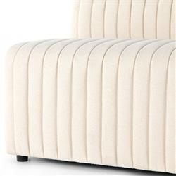Leo Modern Classic Beige Performance Tufted Dining Bench|