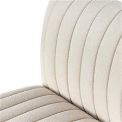 Leo Modern Classic Beige Performance Tufted Dining Bench|