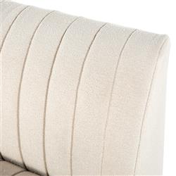 Leo Modern Classic Beige Performance Tufted Dining Bench|