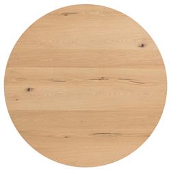 Alina Rustic Lodge Light Brown Oak Wood Black Iron Base Round Coffee Table|