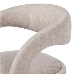 Alexander Mid Century Modern Light Grey Performance Iron Frame Counter Stool|