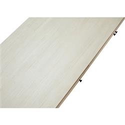 Gabriel Coastal Beach White Acacia Wood Woven Rattan Sideboard - 66"|