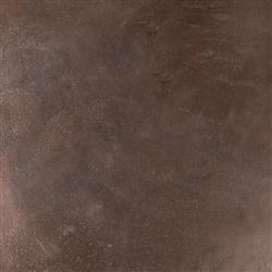 Jeffrey Mid Century Modern Brown Aluminum Round Bistro Table - 34"W|