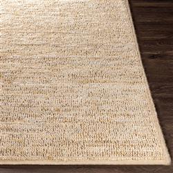 Nakeru Coastal Beach Beige Solid Natural Jute Rug - 2'x3'|