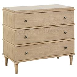 Marlowe Rustic Lodge Brown Oak 3 Dovetail Drawer Bachelor Chest Dresser|
