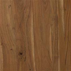 Sohail Coastal Beach White Marble Brown Acacia Wood Kitchen Island - 62"|