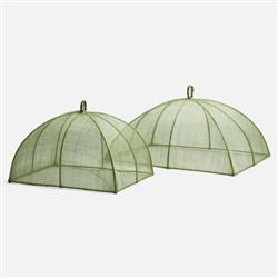 Rachel Green Woven Sinamay Rectangular Serveware Food Cover - Set of 2|