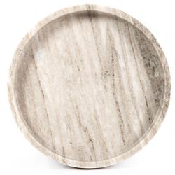 Keith Rustic Lodge Black and White Solid Marble Decorative Bowls - Set of 2|