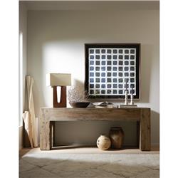 Tiana Rustic Lodge Brown Reclaimed Wood Amphora Planter Decorative Vase|