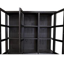 Caelor Global Bazaar Hand Rubbed Black Colonial Hutch|