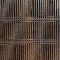 Madison Mid Century Brown Mango Wood Black Iron 3 Door Media Cabinet - 79"W|