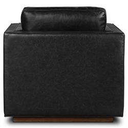 Celeste Rustic Lodge Black Upholstered Brown Wood Tufted Seat Swivel Arm Chair|