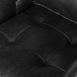 Celeste Rustic Lodge Black Upholstered Brown Wood Tufted Seat Swivel Arm Chair|