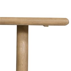 Suriya Rustic Lodge Brown Wood Rectangular Coffee Table|