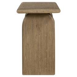 Suriya Rustic Lodge Brown Wood Rectangular Console Table|