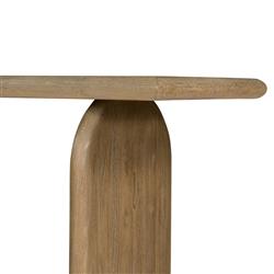 Suriya Rustic Lodge Brown Wood Rectangular Console Table|