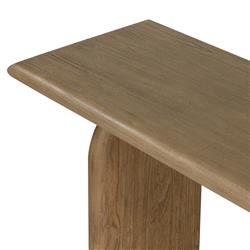 Suriya Rustic Lodge Brown Wood Rectangular Console Table|