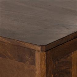 Rhian Coastal Beach Brown Woven Cane Mango Wood 3 Drawer Tall Chest Dresser|