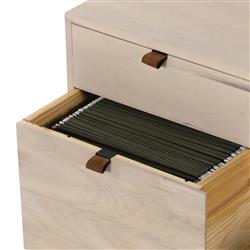 Theodore Industrial Loft Dove White Wood Grey Iron 4 Drawer Filing Credenza|