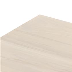 Theodore Industrial Loft Dove White Wood Grey Iron Base 3 Drawer Writing Desk|