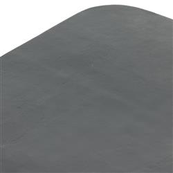 Artemio Industrial Loft Dark Grey Aluminum Square Outdoor End Table|