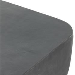 Artemio Industrial Loft Dark Grey Aluminum Square Outdoor End Table|