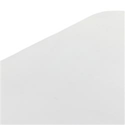 Artemio Industrial Loft Matte White Aluminum  Square Outdoor End Table|