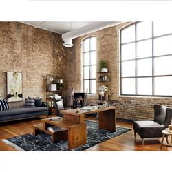 Sonn Mid Century Black Upholstered Leather Silver Stainless Steel Office Chair|