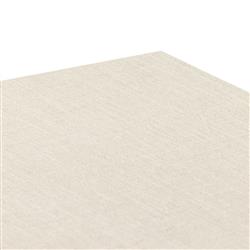 Maya Cream Painted Linen Mahogany Wood Brass Iron Pull 3 Drawer Console Table|