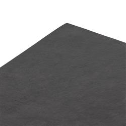 Fector Industrial Black Aluminum Top Matte Iron Frame Square Nesting End Table|