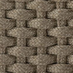 Dion Coastal Beach Light Brown Woven Rope Natural Teak Wood Outdoor Arm Chair|