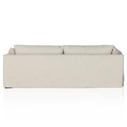 Alexa Modern Classic Grey Performance Upholstered Slipcovered Sofa - Small - 90"W|