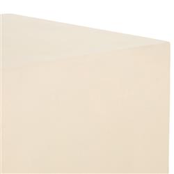 Matthew Industrial Loft White Concrete Rectangular Side Table|
