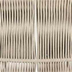 Porter Coastal Beach Beige Performance Woven Rope Aluminum Outdoor Daybed|