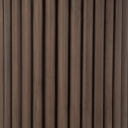 Farvald Mid Century Modern Dark Brown Reclaimed Wood Round End Table|