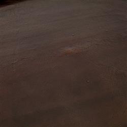 Soledad Industrial Loft Brown Aluminum Tripod Base Outdoor Oval Side Table|