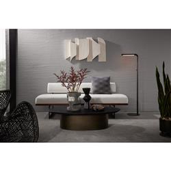 Pierson French Country White Mango Wood Wall Plaques - Set of 3|