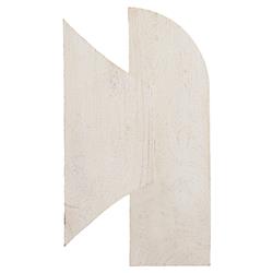 Pierson French Country White Mango Wood Wall Plaques - Set of 3|