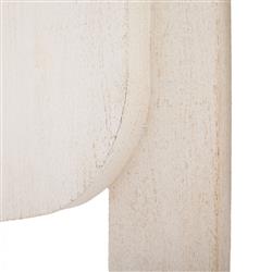 Pierson French Country White Mango Wood Wall Plaques - Set of 3|