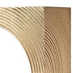 Karl Hollywood Regency Gold Brass Circular Bookends - Set of 2|